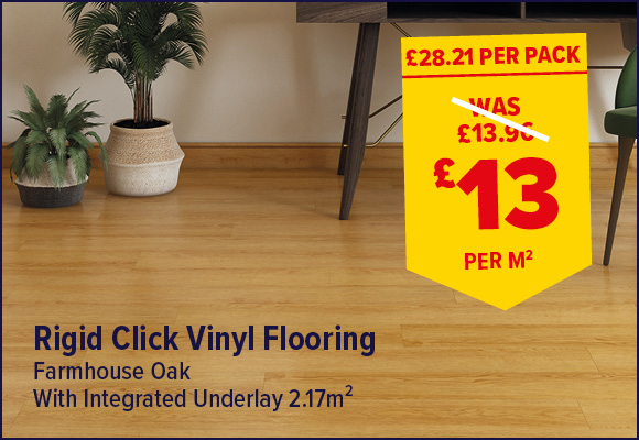 Craftsman Rigid Click Farmhouse Oak SPC Vinyl Flooring