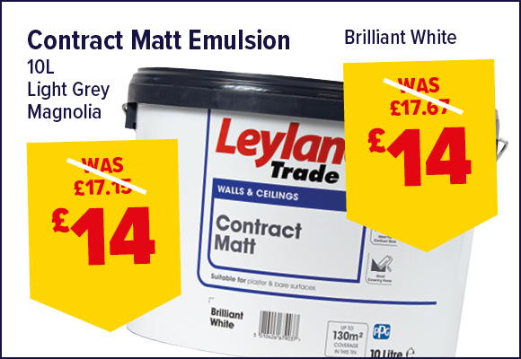 Leyland Contract Matt Emulsion 10L