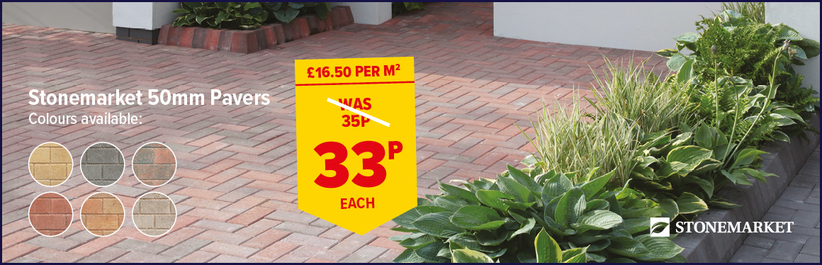 Stonemarket 50mm Pavers