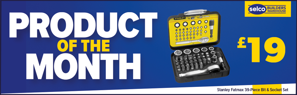 Stanley FatMax 39 Piece Bit & Socket Set with ¼