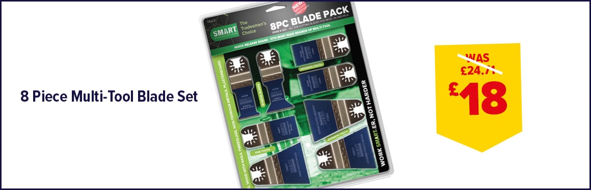 Smart Multitool Blade Assortment Pack 8pc