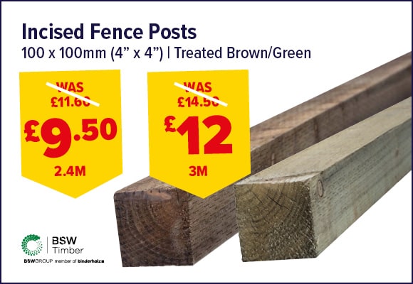 Incised Fence Posts