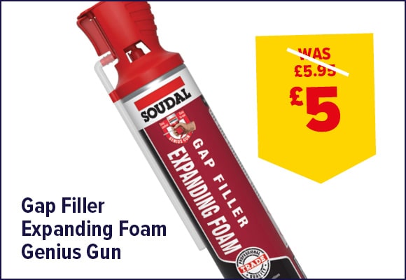 GAP FILLER EXPANDING FOAM - GENIUS GUN
