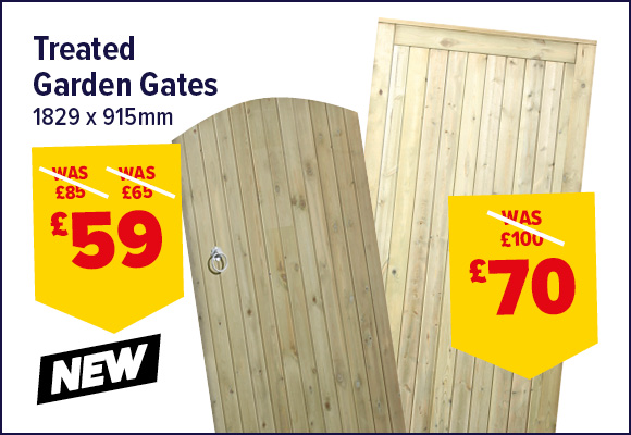 Treated Garden Gates