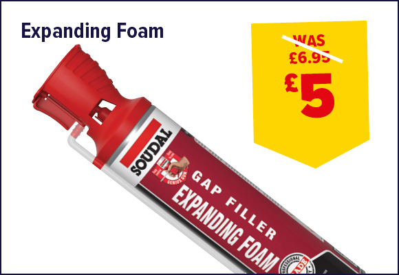 Soudal Genius Gun Gap Filling Expanding Foam 600ml