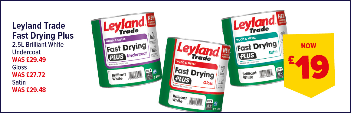 Leyland Fast Drying Plus Brilliant White