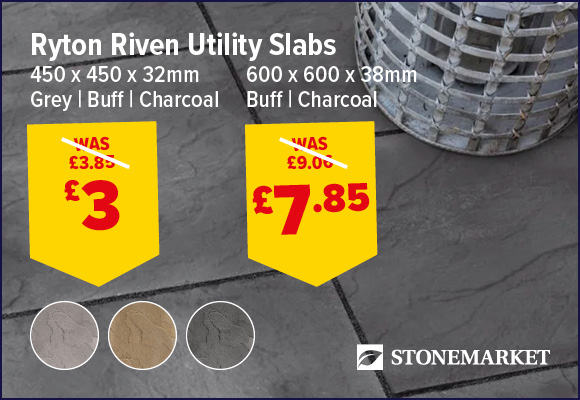 Stonemarket Ryton Riven Utility Slab