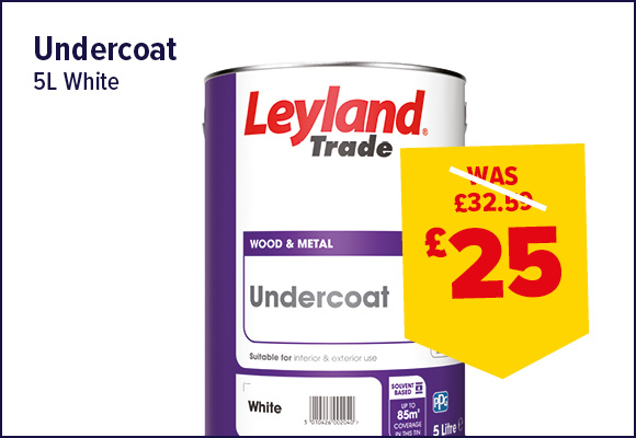 Leyland Trade Undercoat White 5L