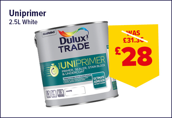 Dulux Trade White Aqua UniPrimer 2.5L