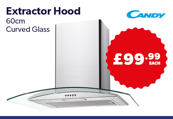 Curved Glass Cooker Hood