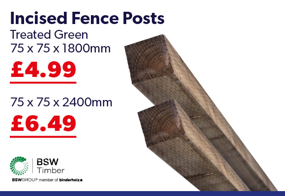 Incised Fence Post