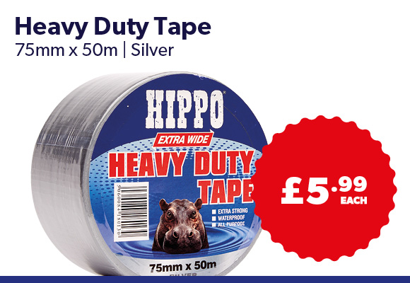 Hippo Silver Heavy Duty Tape