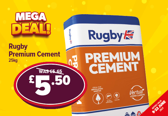 Rugby Premium Cement 25kg