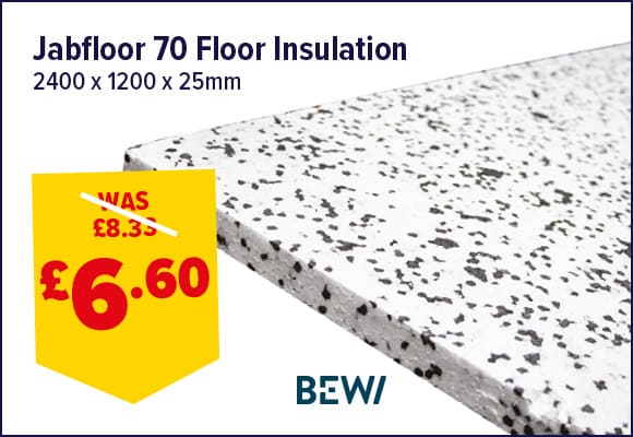 Jabfloor 70 Floor Insulation 2400 x 1200 x 25mm