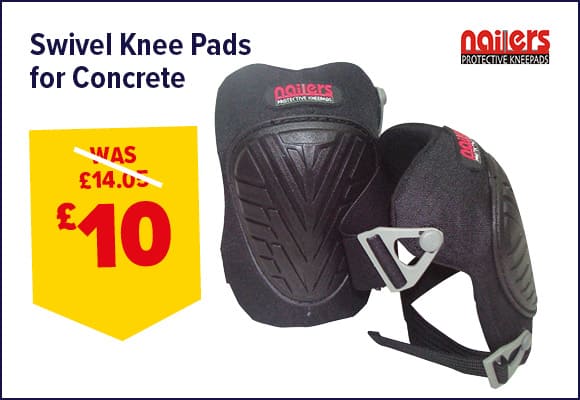 Swivel Knee Pads for Concrete