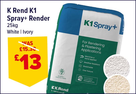 K Rend K1 Spray+ Render 25kg