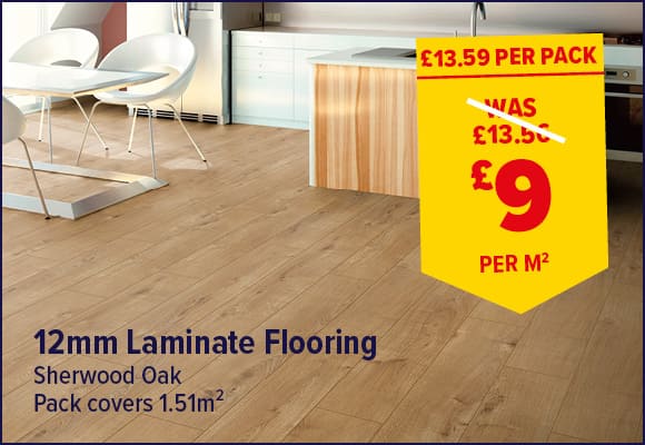 Krono Eurohome Sherwood Oak 12mm Laminate Flooring 1.51m²