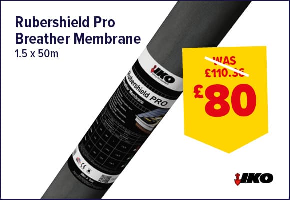 IKO Rubershield Pro Breather Membrane 1.5 x 50m