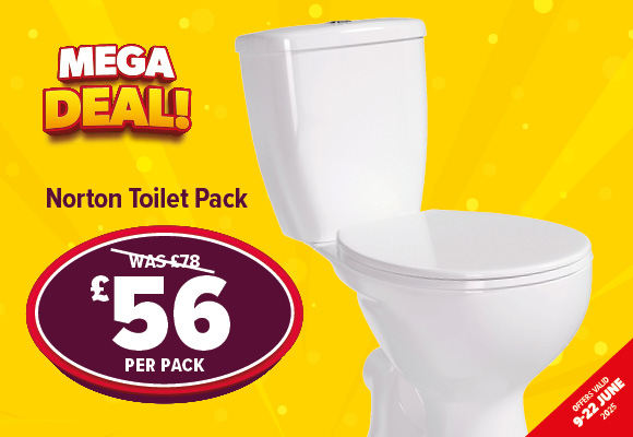Norton Close Coupled Toilet Pack with Seat