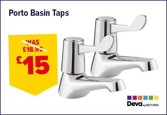 Deva Essentials Porto Basin Taps