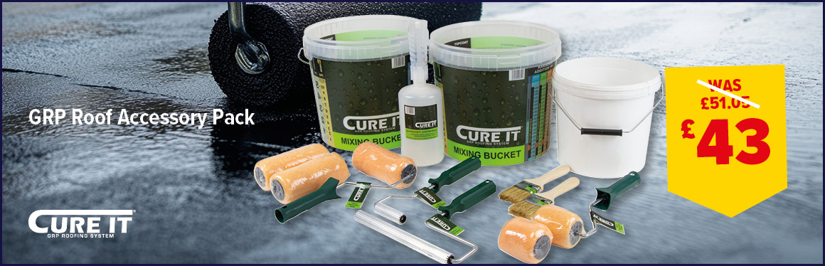Cure It GRP Flat Roofing Accessory Pack