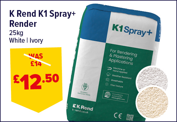 K Rend K1 Spray+ Render 25kg
