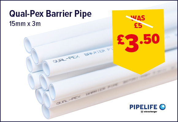 Pipelife QUAL-PEX Barrier Pipe 15mm x 3m