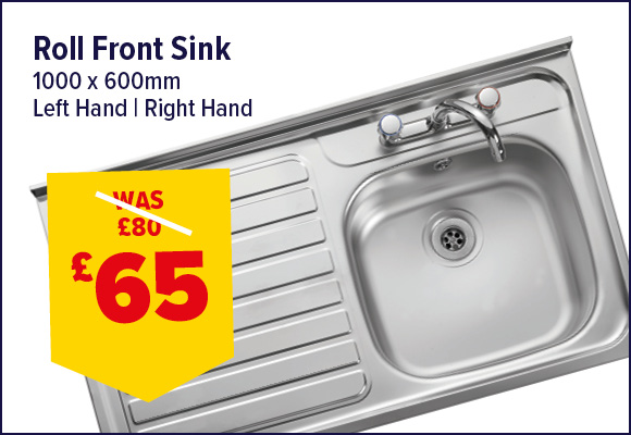 Leisure Roll Front 1.0 Bowl Stainless Steel Kitchen Sink