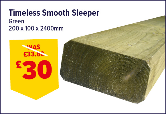 Timeless Smooth Sleeper Green 200 x 100 x 2400mm FSC®