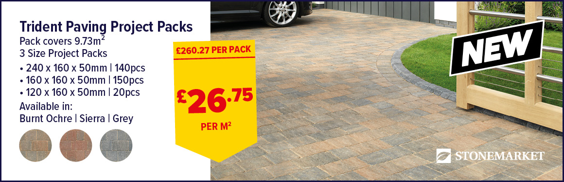 Stonemarket Trident® Project Pack 9.73m²
