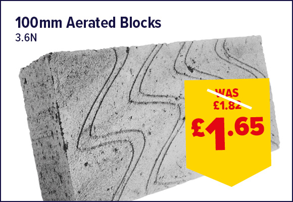 100mm Aerated Blocks
