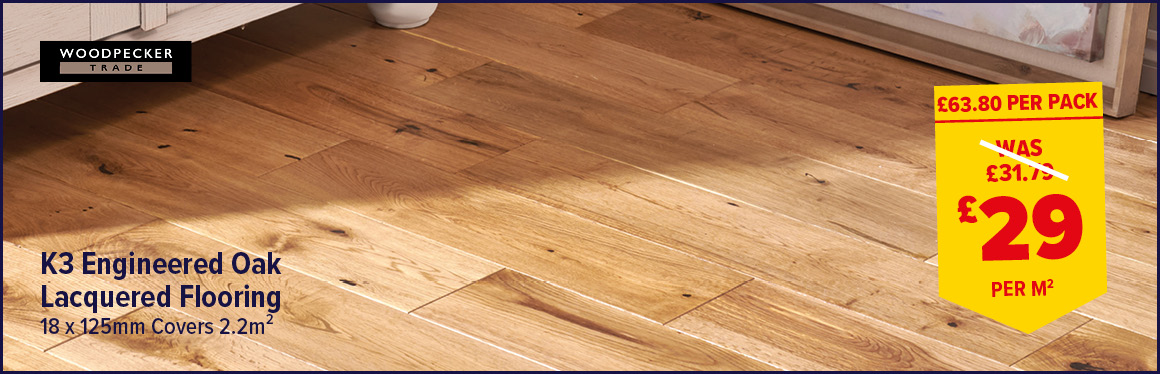 Woodpecker K3 Engineered Oak Flooring 2.2m²