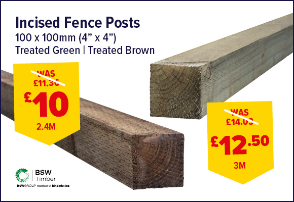 Incised Fence Posts