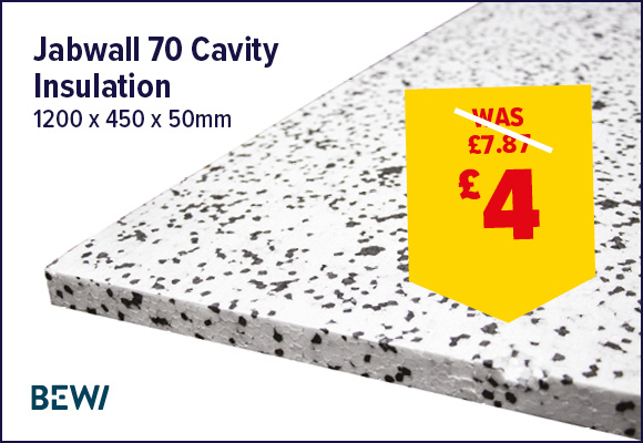 Jabwall 70 Cavity Insulation 1200 x 450 x 50mm