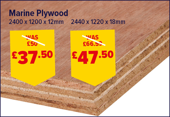 Marine Plywood 1220 x 2440mm