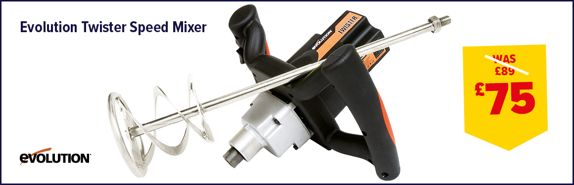 Evolution Twister Variable Speed Mixer 230v