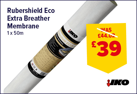 IKO Rubershield Eco Extra Breather Membrane 1 x 50m