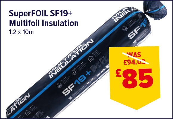 SuperFOIL SF19+ Multifoil Insulation 10m x 1.2m