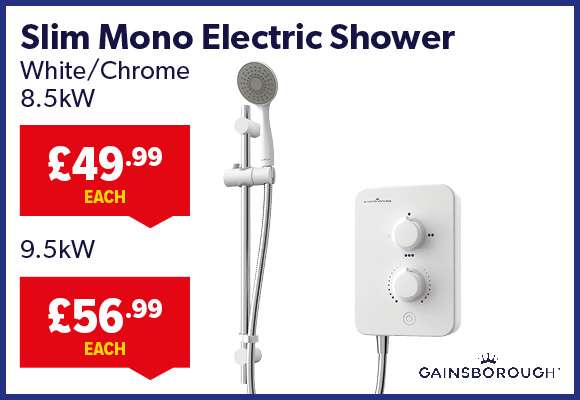 Slim Mono Electric Shower