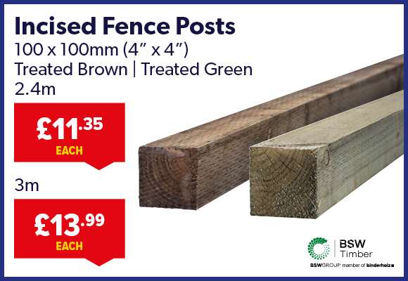 Incised Fence Posts