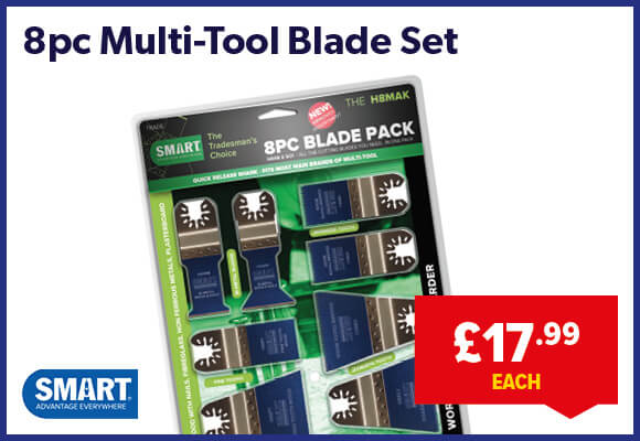 Smart Multitool Blade Assortment Pack 8pc