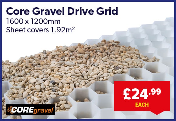gravel drive grid