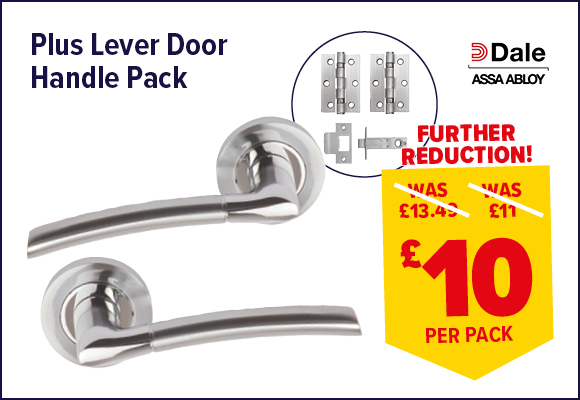 Plus Lever Door Handle Pack