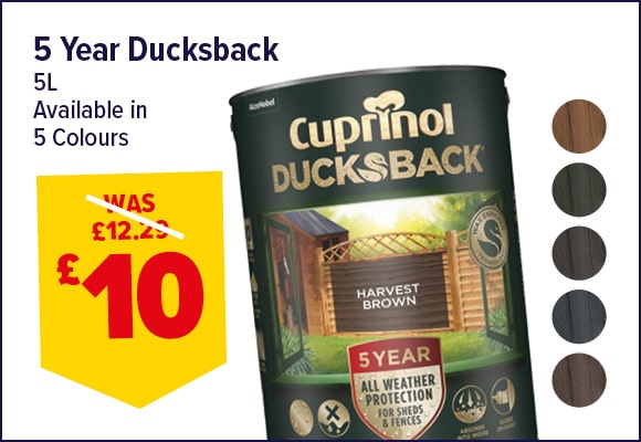 Cuprinol 5 Year Ducksback 5ltr