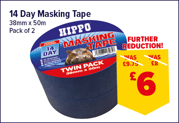 Hippo 14 Day Masking Tape