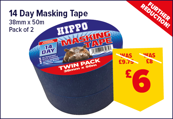 Hippo 14 Day Masking Tape