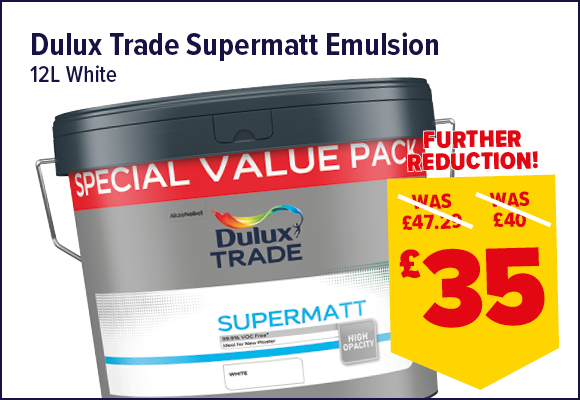 Dulux Trade Supermatt White Emulsion