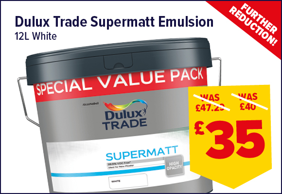 Dulux Trade Supermatt White Emulsion