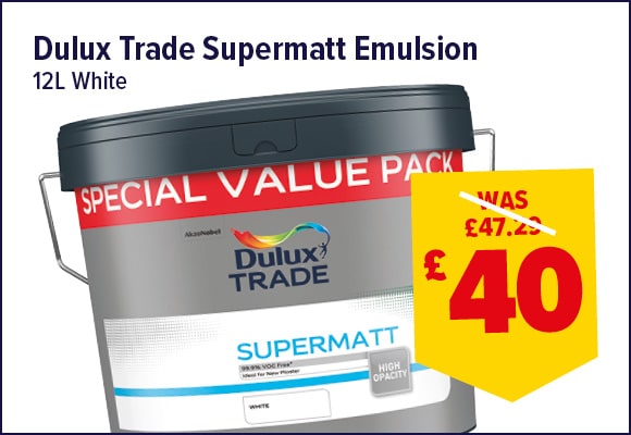 Dulux Trade Supermatt White Emulsion