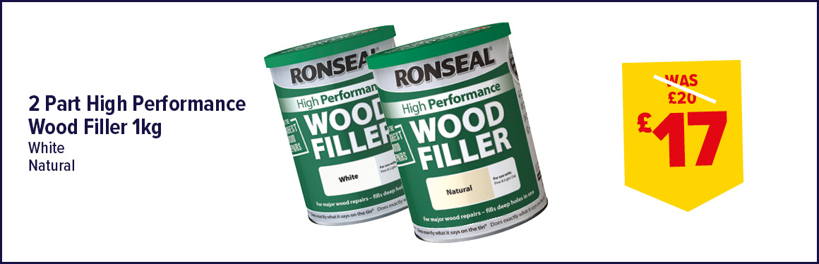 Ronseal High Performance Wood Filler 1kg